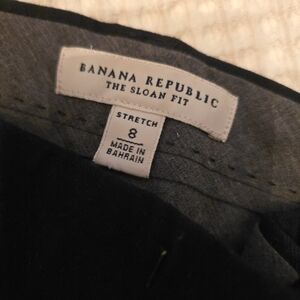 Banana Republic Black Sloan Fit Pants
